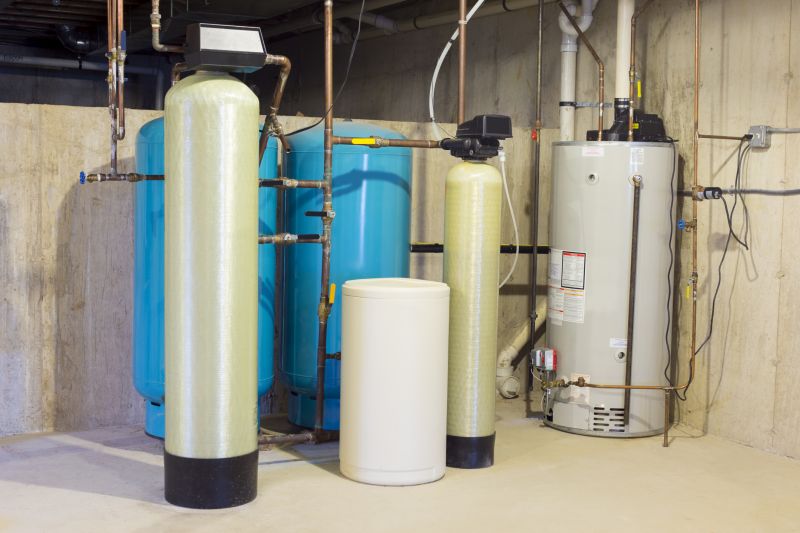 Water Softening Equipment in Use